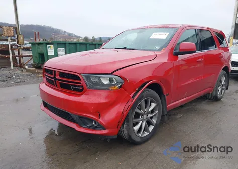 2014 Dodge Durango Sxt z USA, uszkodzony, nr VIN 1C4RDJAG1EC591460